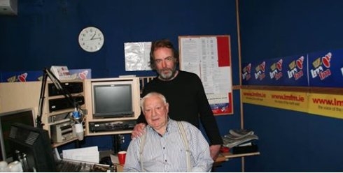 Dermot Finglas with Michael Gerrard during Dermot's last show