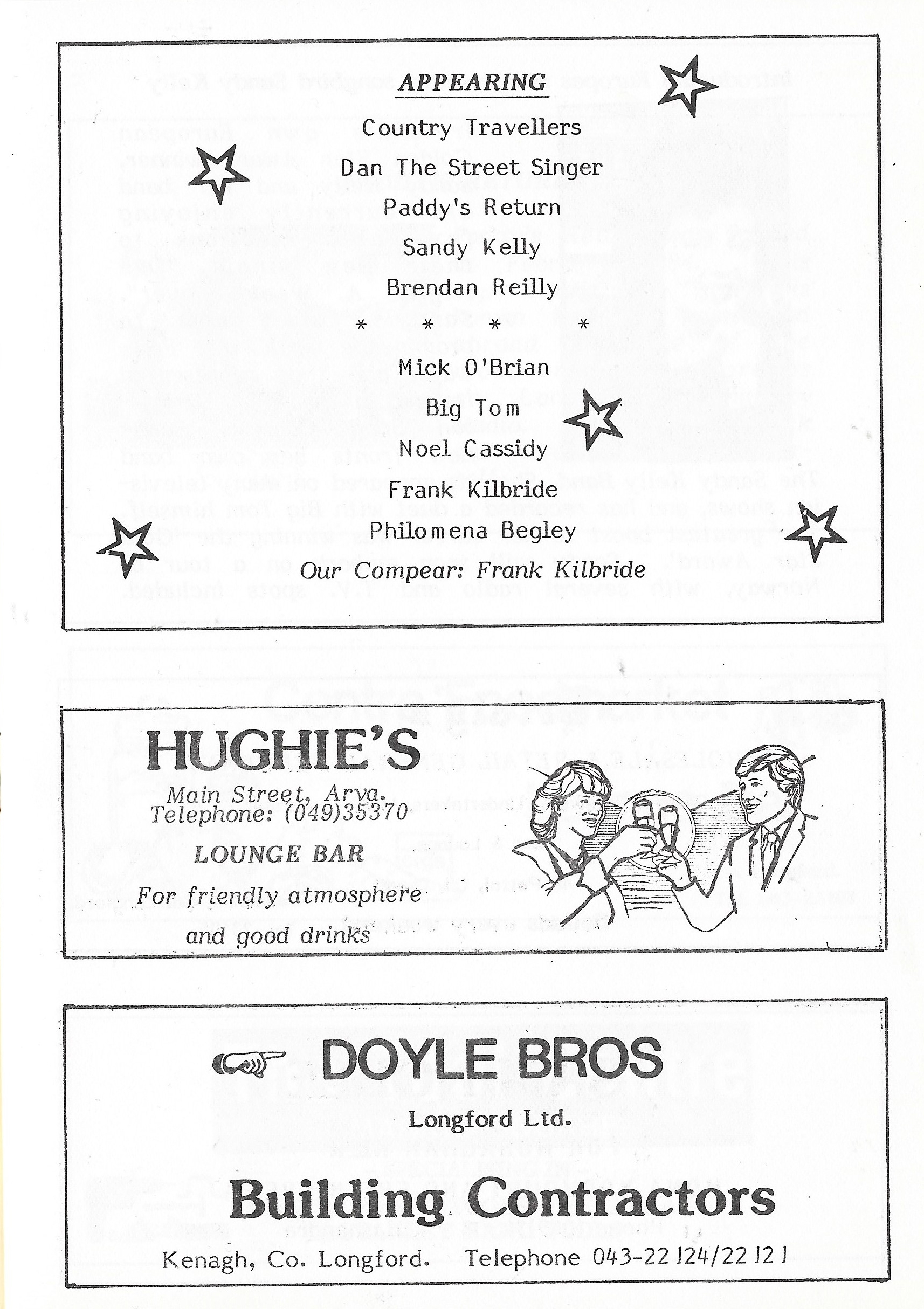 Longford Community Radio Souvenir Awards Booklet