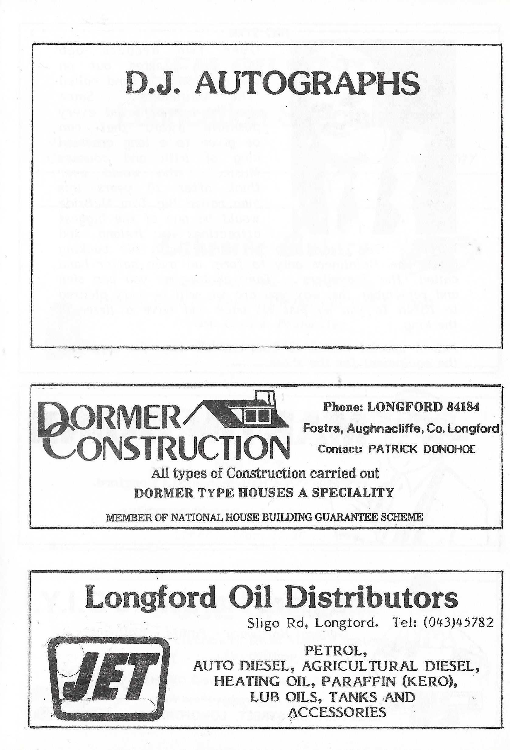 Longford Community Radio Souvenir Awards Booklet