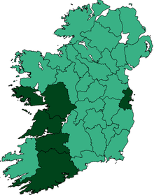 Map of Ireland