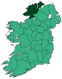 Map of Ireland