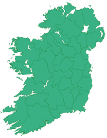 Map of Ireland
