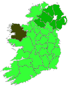 Map of Ireland