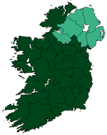Map of Ireland