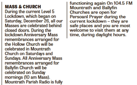 Mountrath Parish Radio