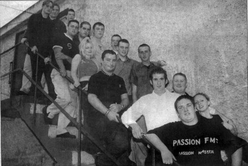All the station staff on the final day