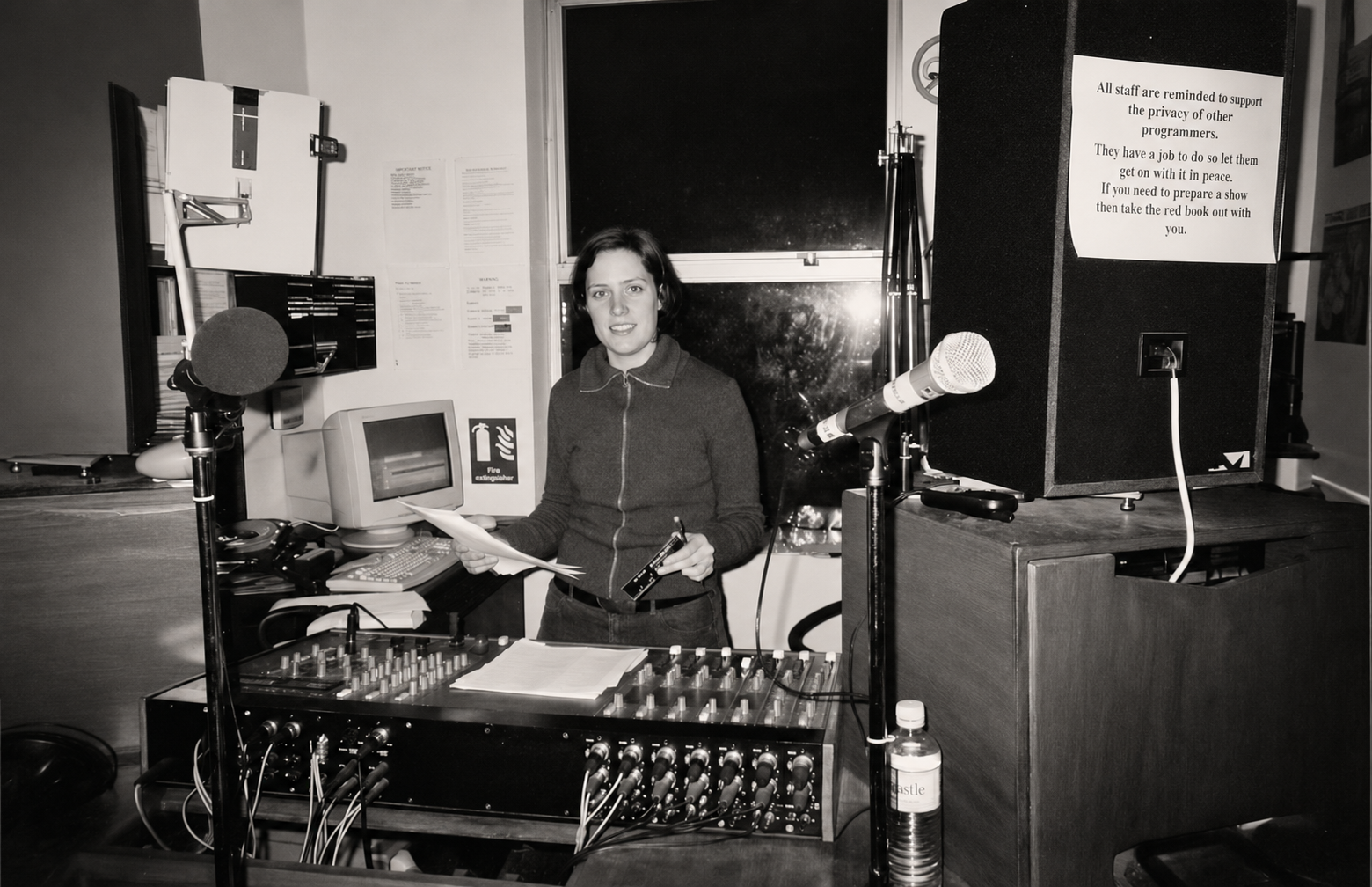 Alison Curtis on the air