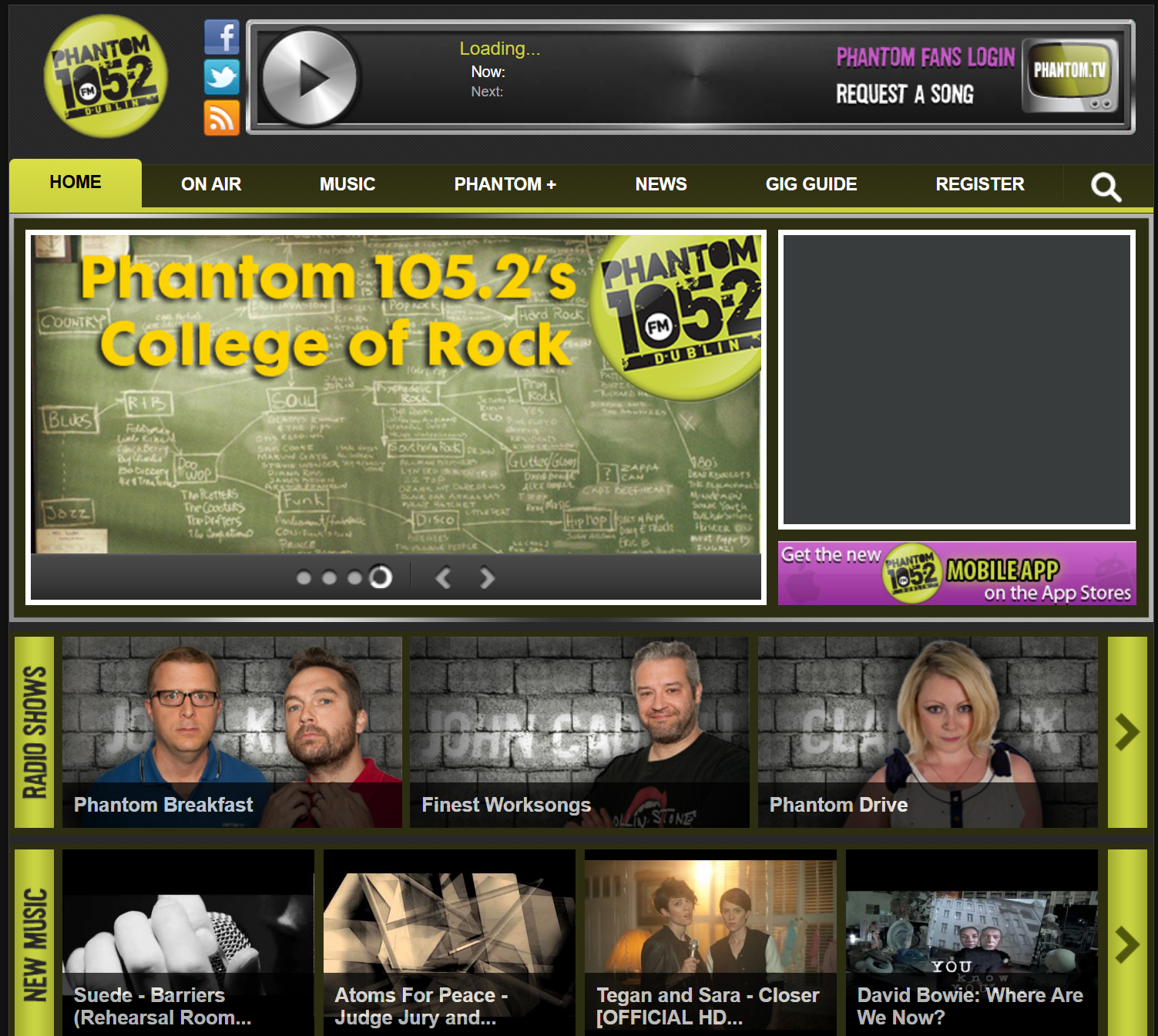 Website at January 2013