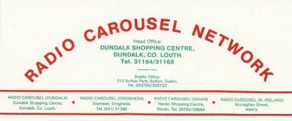 Radio Carousel Drogheda was a satellite sister station of Radio Carousel in Dundalk, the first of its kind. It opened in January 1981 on 215m and was located at Stameen Court, next to the Boyne Valley Hotel in Drogheda. It was designed as a booster station to get Carousel's signal into Dublin. Despite this, some local programming was aired from the station's purpose-built studio but over the course of the station's history this can best be described as erratic. The studios were also regularly used for live link ups between Drogheda and Dundalk. The transmitter was eventually switched off late in 1982.