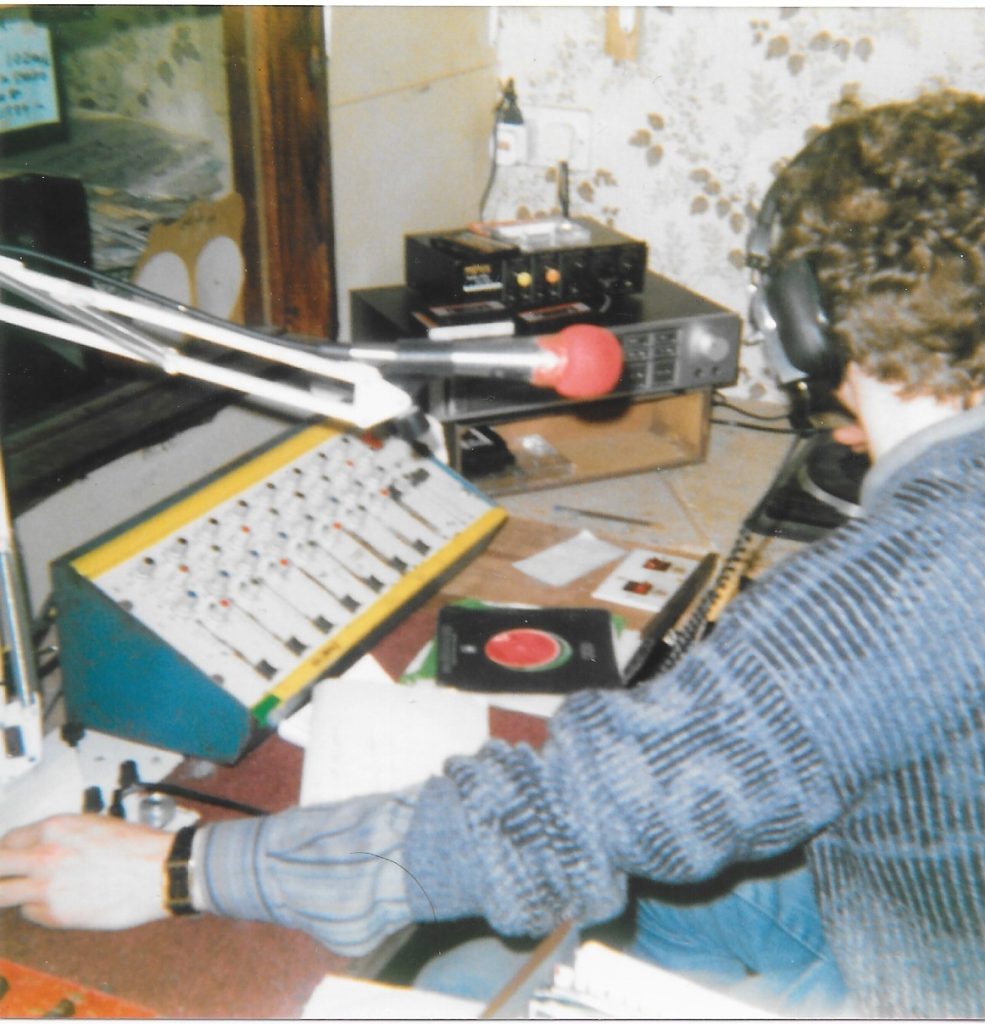 Paul Johnson on West Country Radio on November 28th 1986