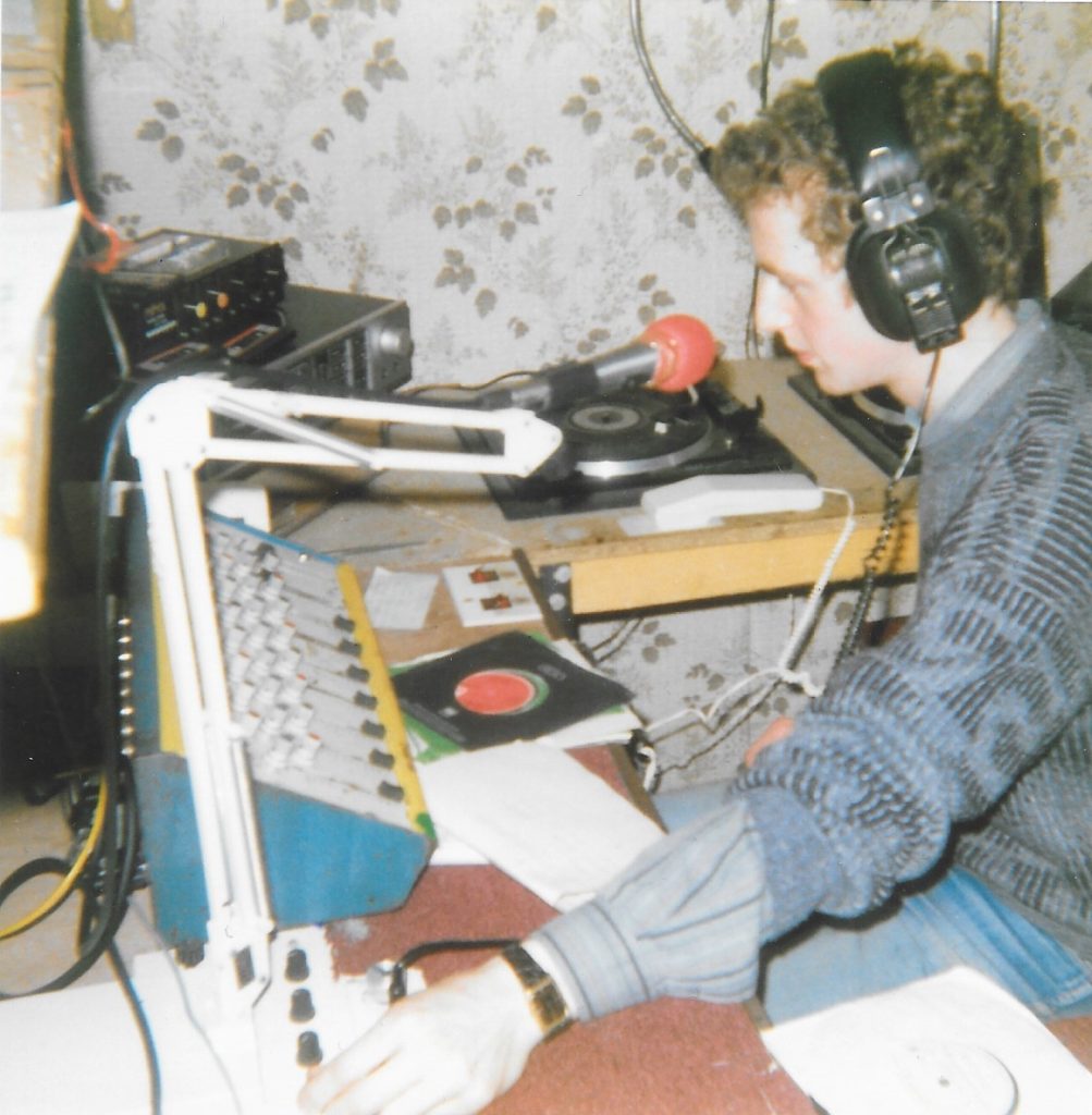 Paul Johnson on West Country Radio on November 28th 1986