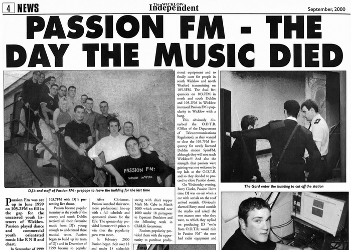Wicklow Independent September 2000