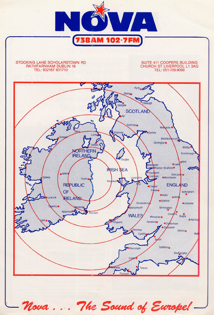 Radio Nova Coverage Map
