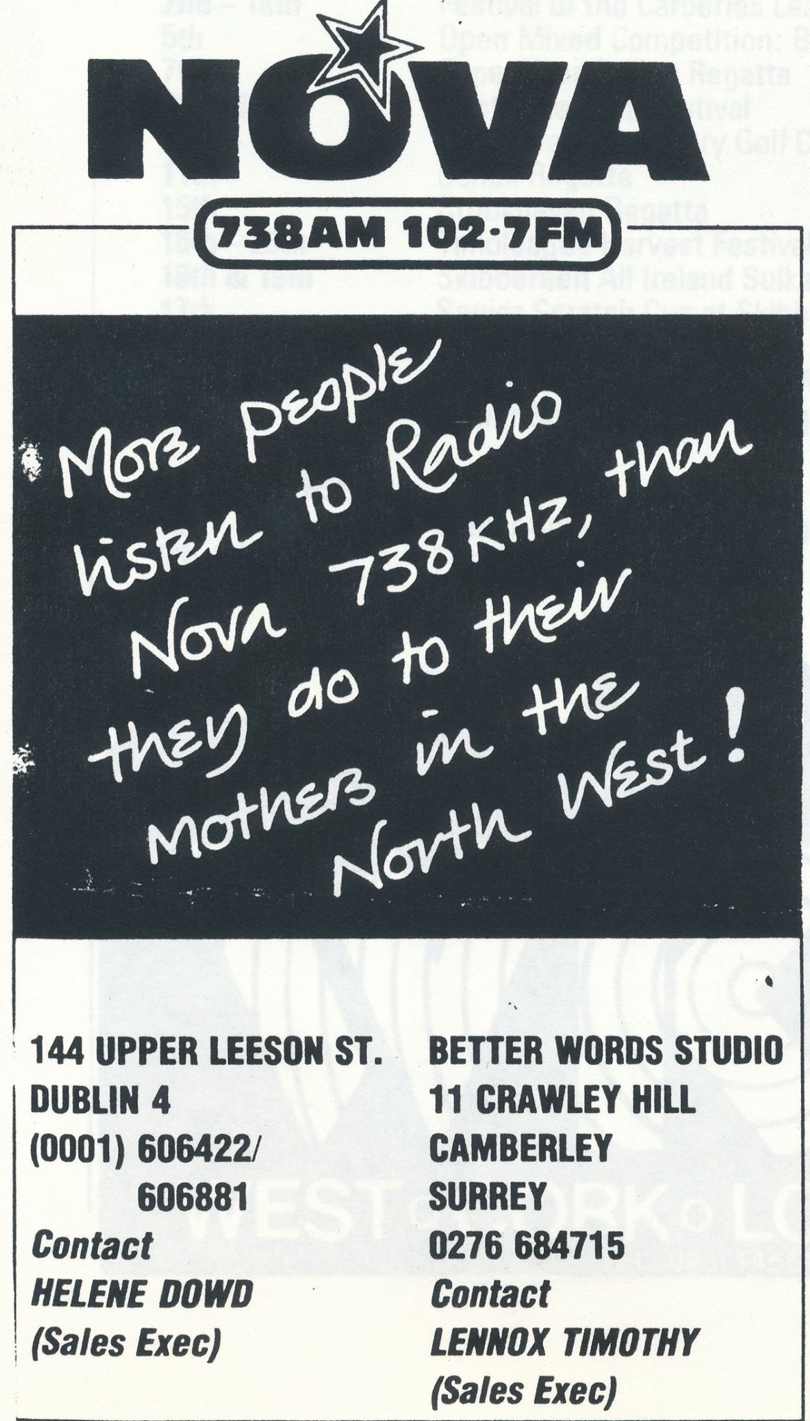 Leaflet in England