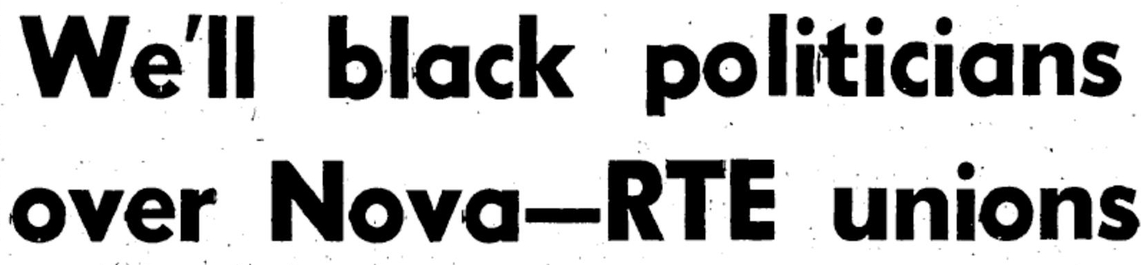 RTÉ unions