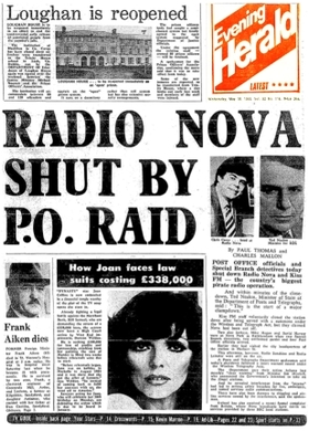 The newspapers were htting the stands