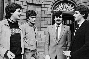 Outside the court