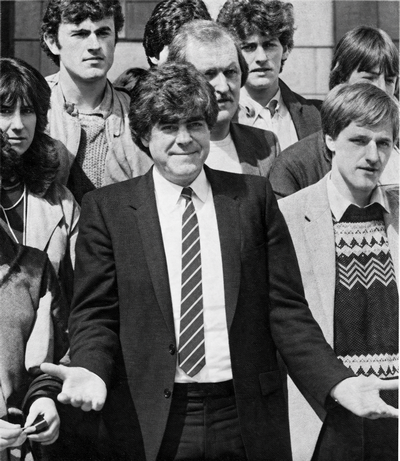 Chris Cary outside court