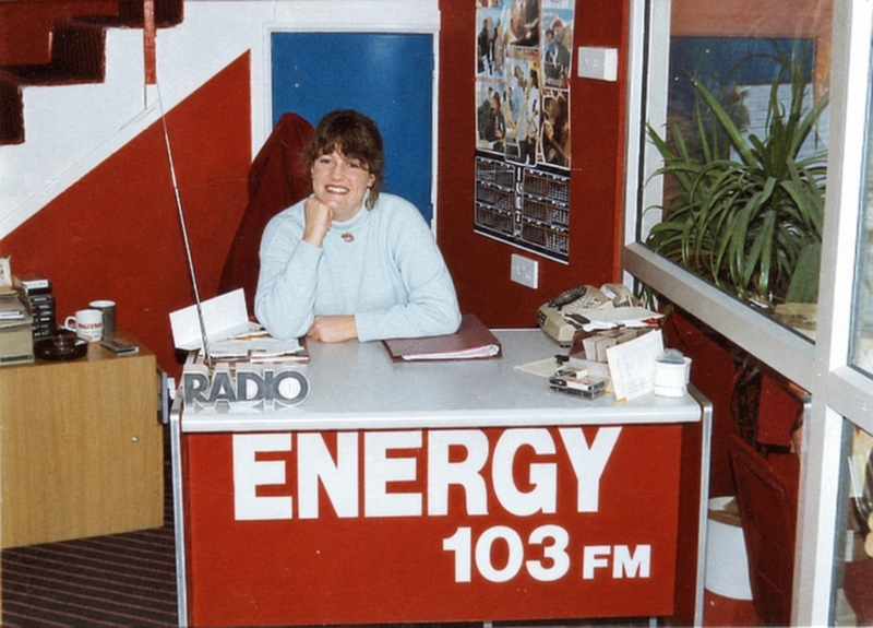 Lisa Moreau in Energy 103’s reception area