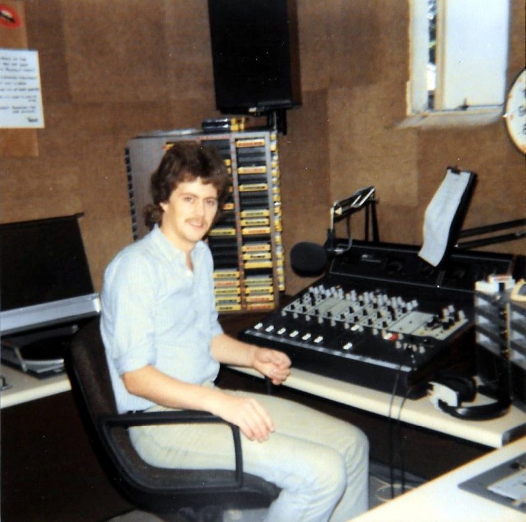 Dennis Murray in the Kiss studio