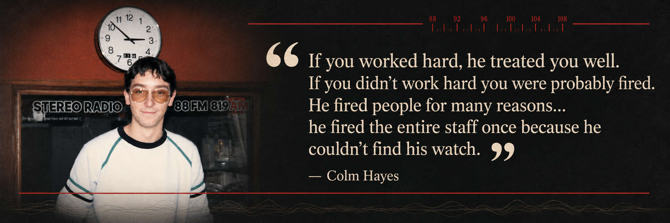 Colm Hayes quote